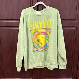 ❌FINAL SALE❌Nirvana green sweater